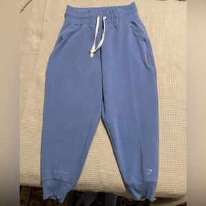 Gymshark Whitney Simmons Blue Joggers with Zippered Pockets